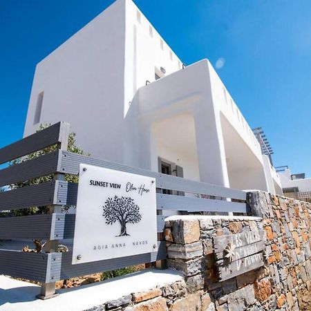 Naxos Agia Anna Sunset View Olive House公寓 外观 照片