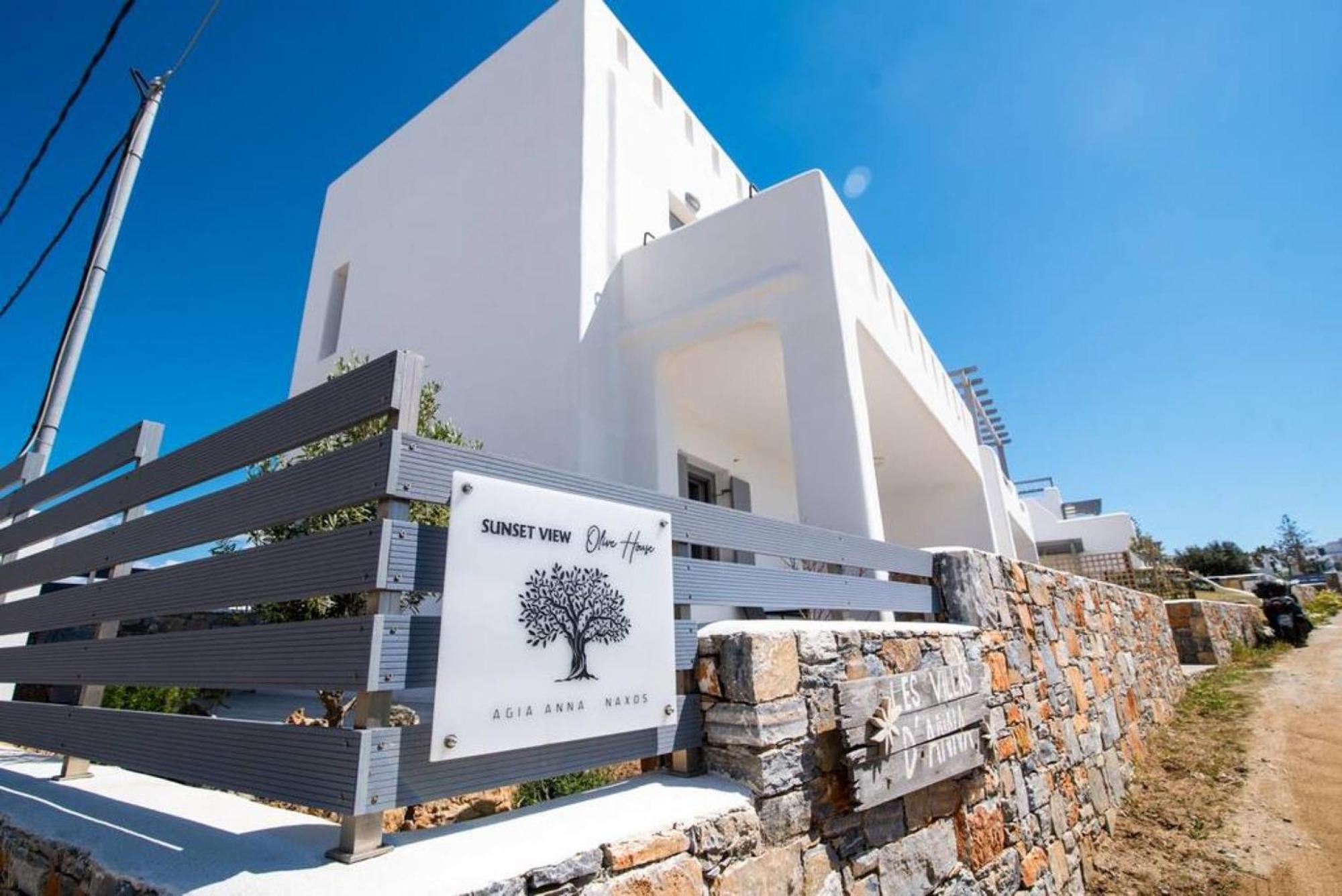 Naxos Agia Anna Sunset View Olive House公寓 外观 照片